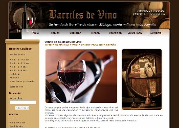 venta online de barriles de vino